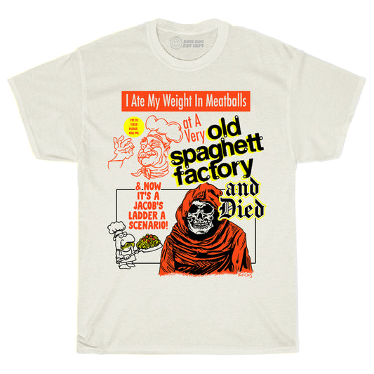 Meatballs Ivory Tee