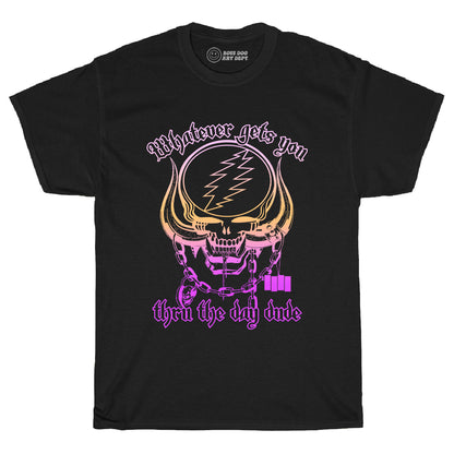 Motor Dead Gradient Black Tee