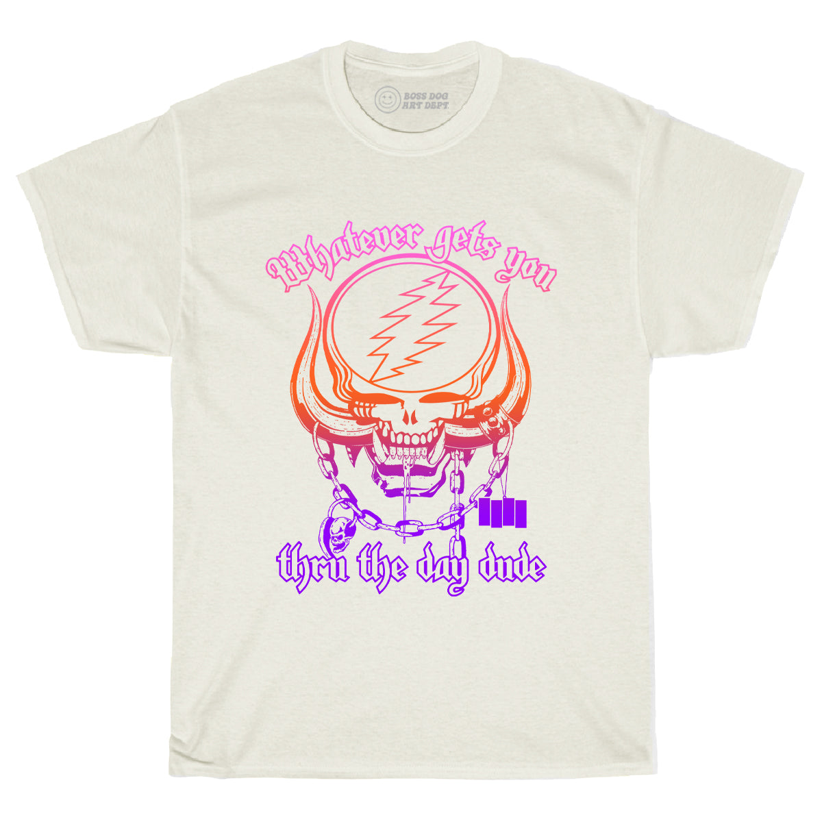 Motor Dead Gradient Ivory Tee