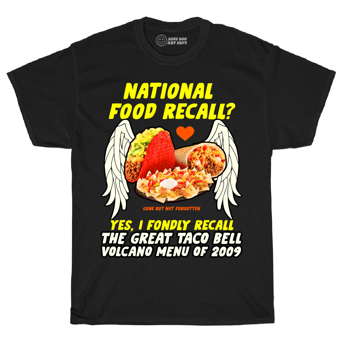 National Food Recall Black Tee