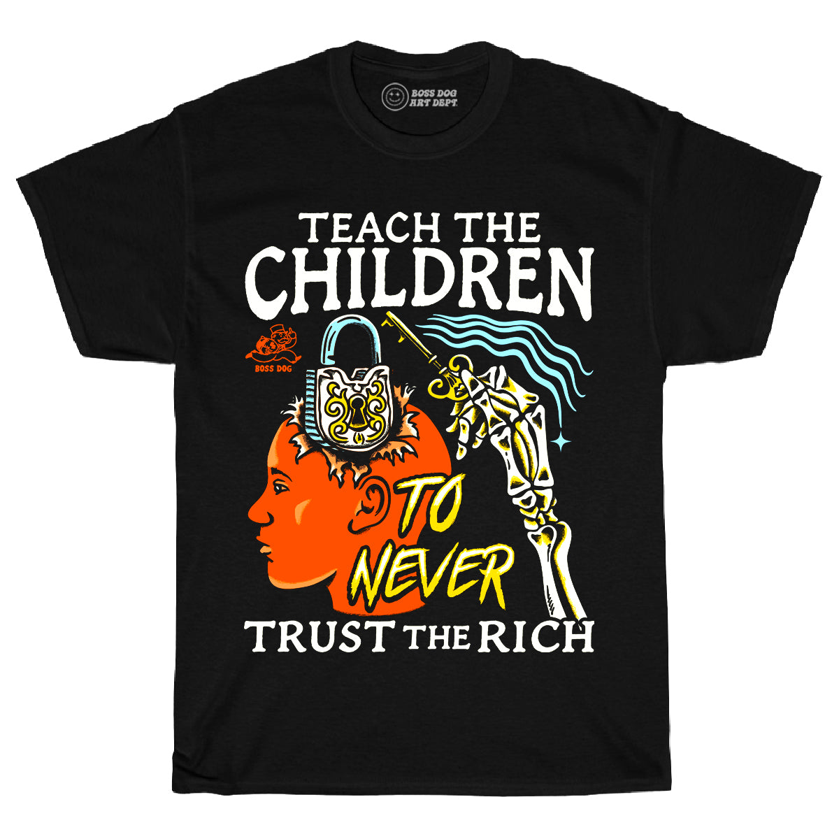Teach The Children Black Tee