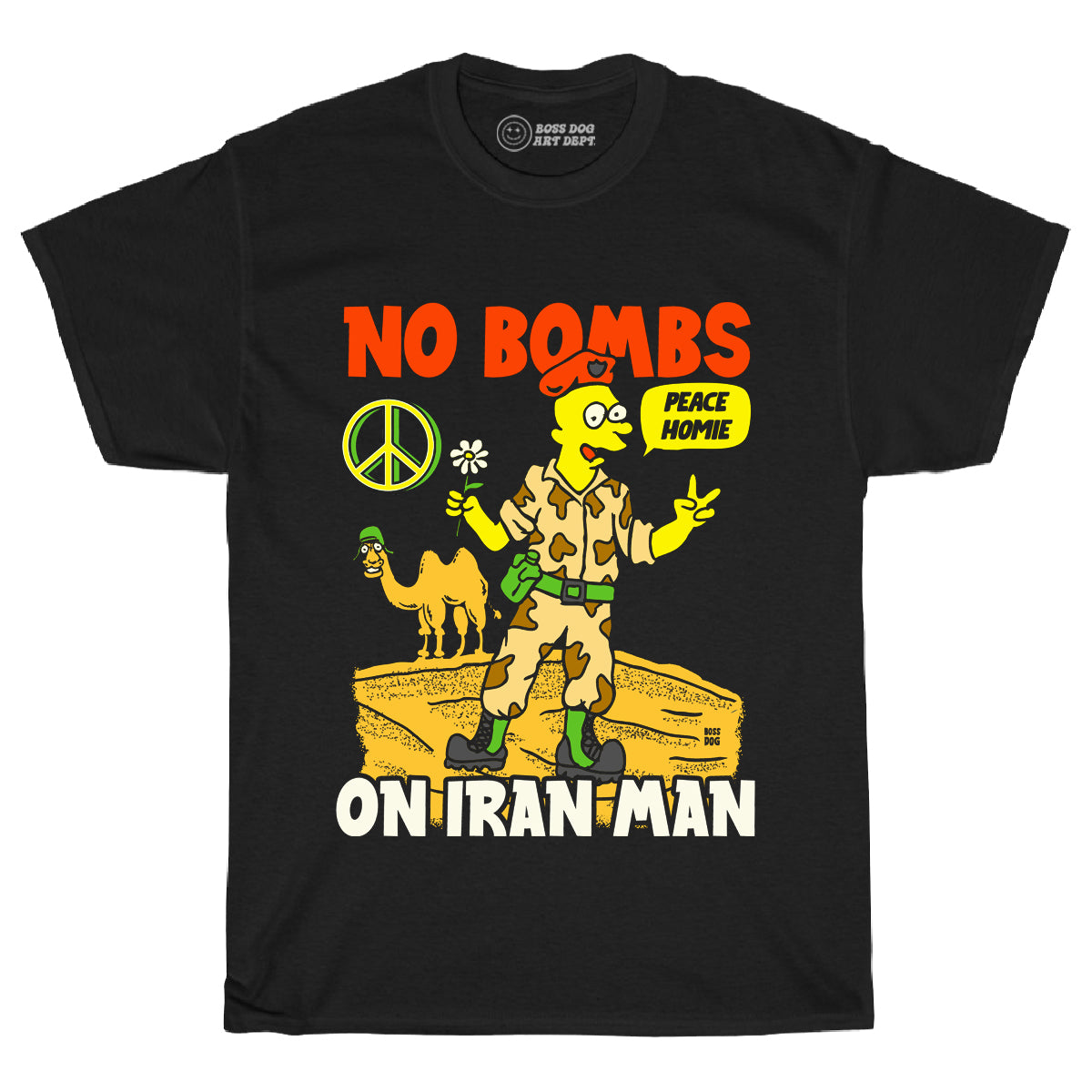 No Bombs Black Tee