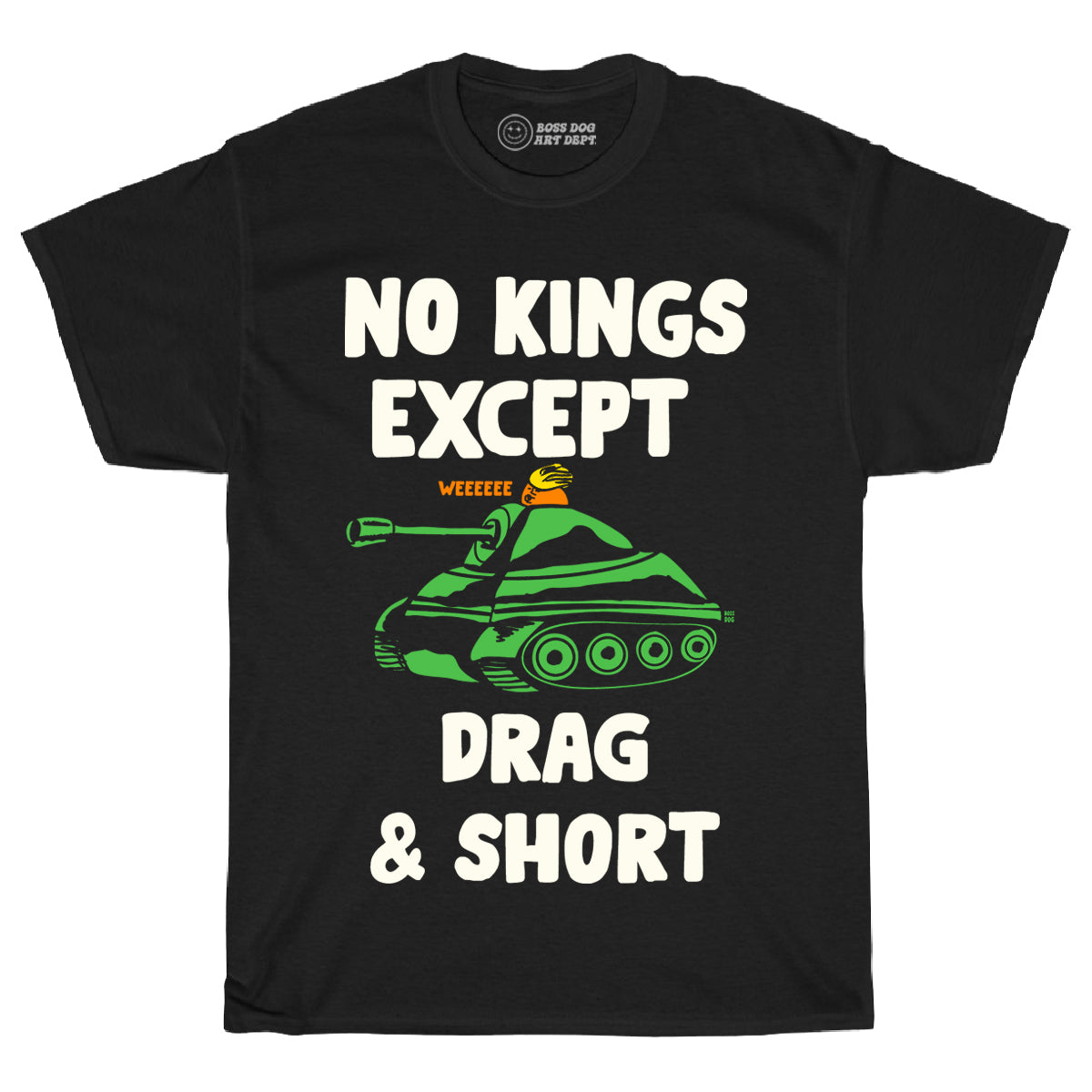 No Kings Black Tee