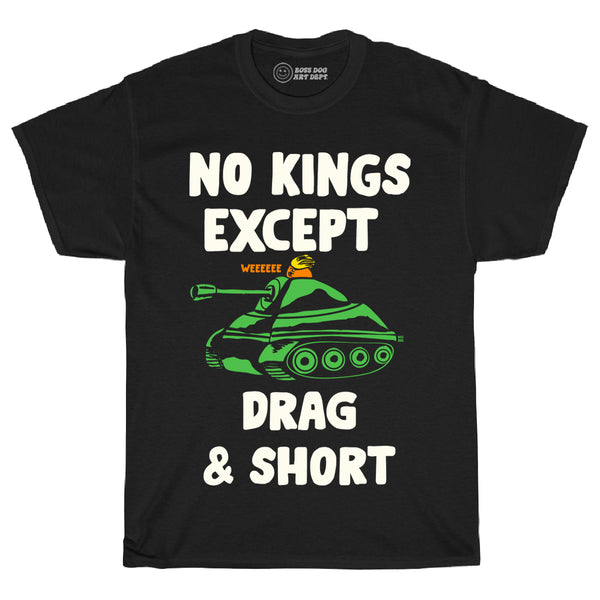 No Kings Black Tee – Boss Dog Art