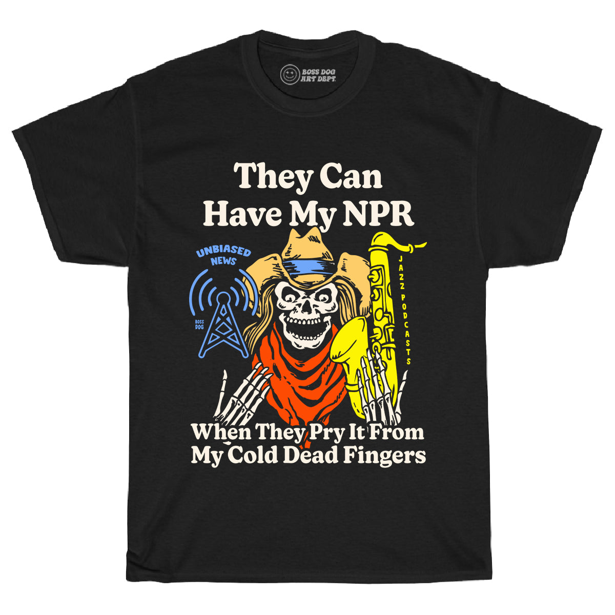 NPR Black Tee