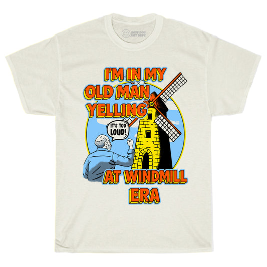 Old Man Yelling Ivory Tee