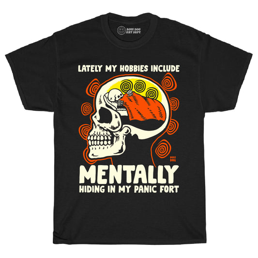 Panic Fort Black Tee