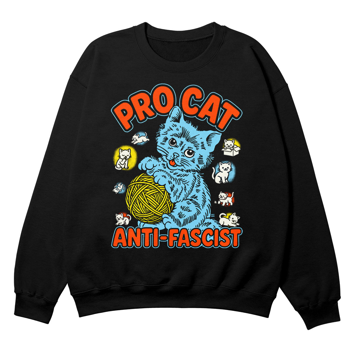 Pro Cat Black Crewneck