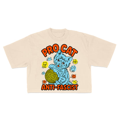 Pro Cat Ivory Crop Top