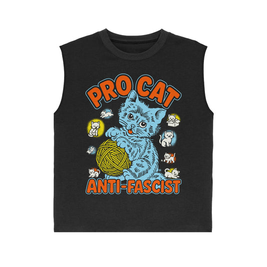 Pro Cat Black Muscle Tee