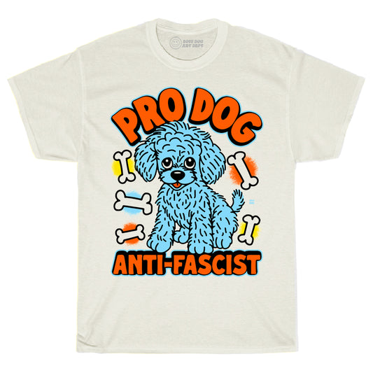 Pro Dog Anti Fascist Ivory Tee
