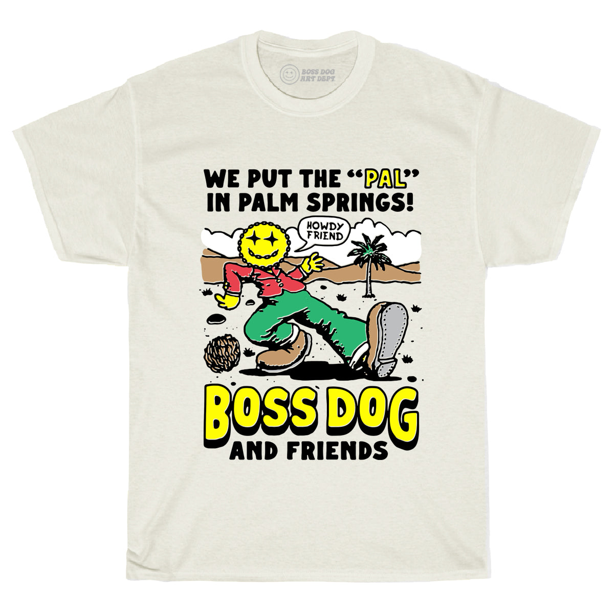Pal Springs Ivory Tee