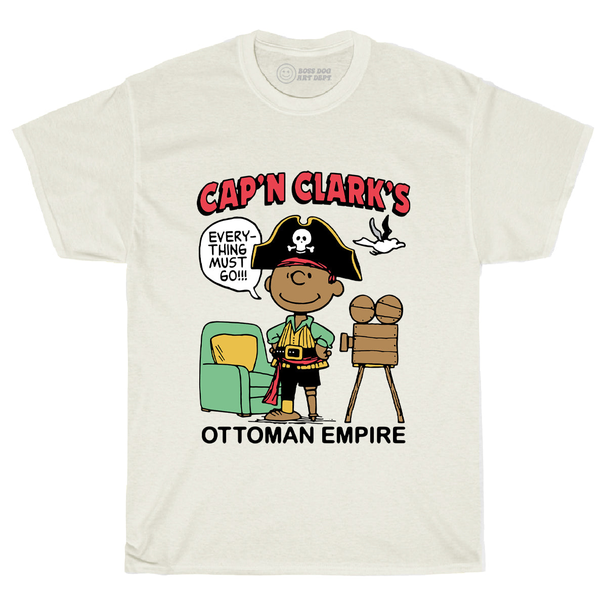 Pirate Clark Ivory Tee