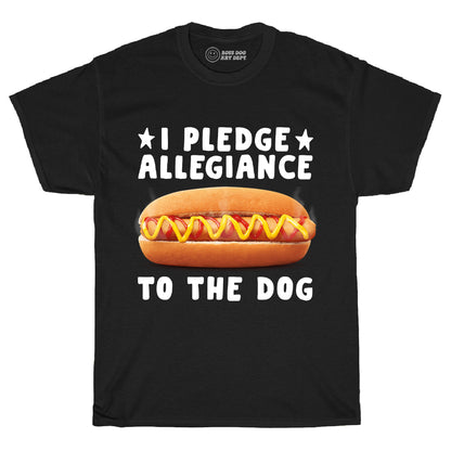 Pledge Dog Black Tee