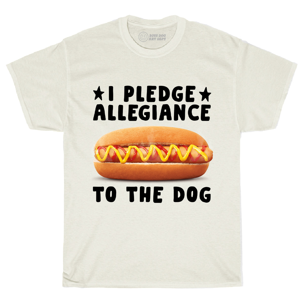 Pledge Dog Ivory Tee
