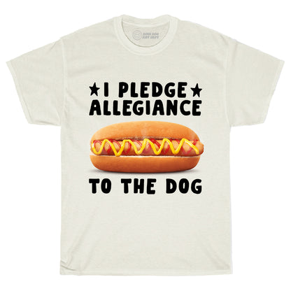 Pledge Dog Ivory Tee