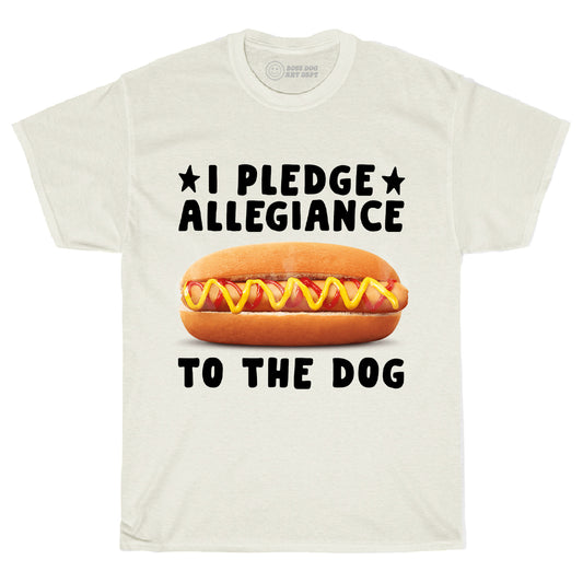 Pledge Dog Ivory Tee