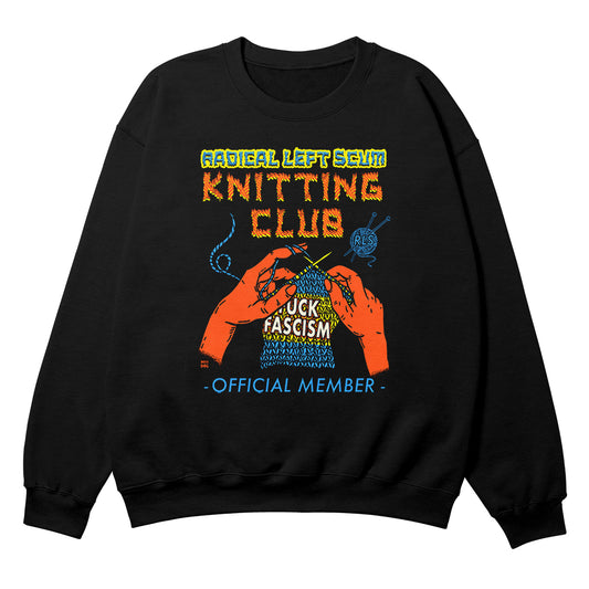 Radical Left Scum Black Crewneck