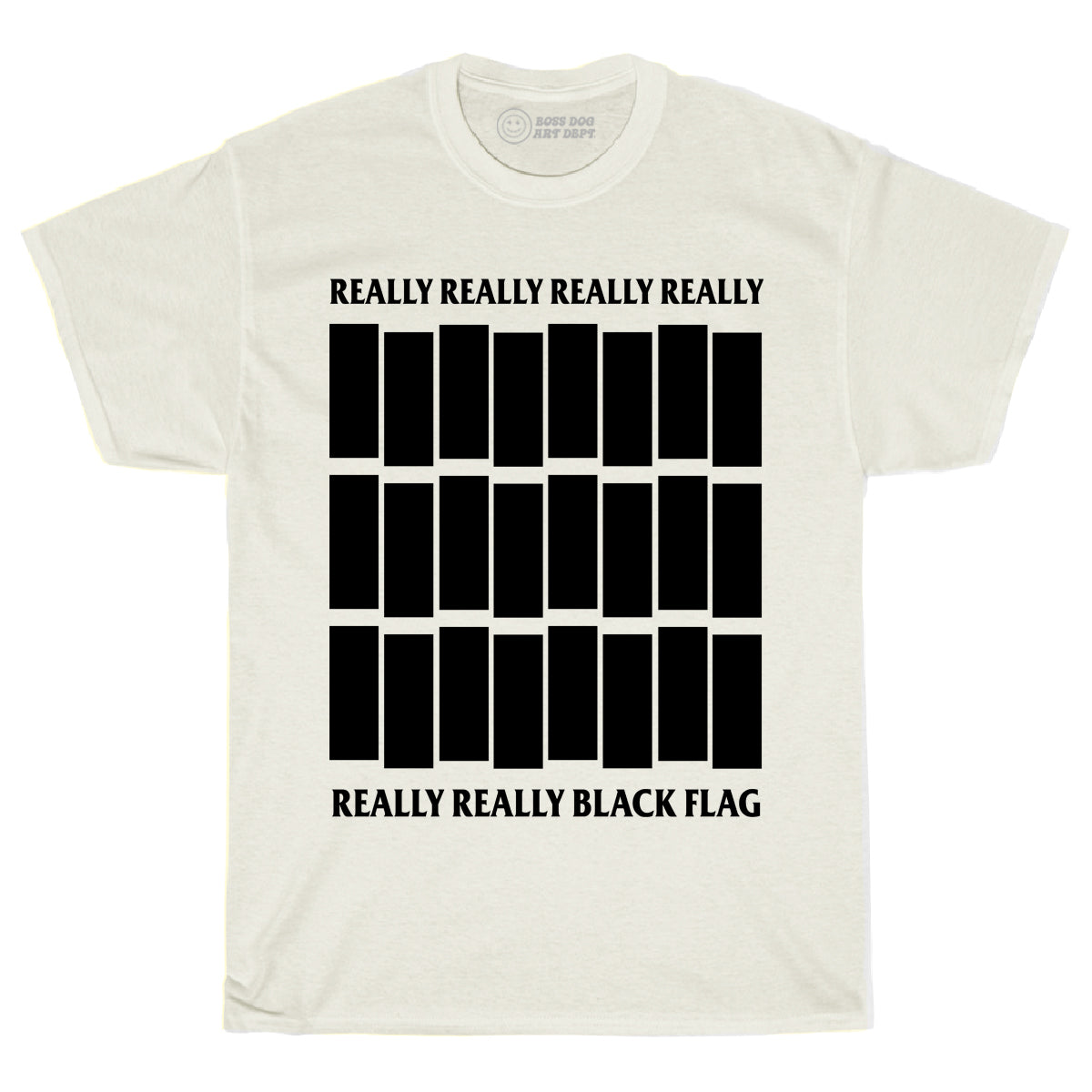 Really Really Black Flag Ivory Tee