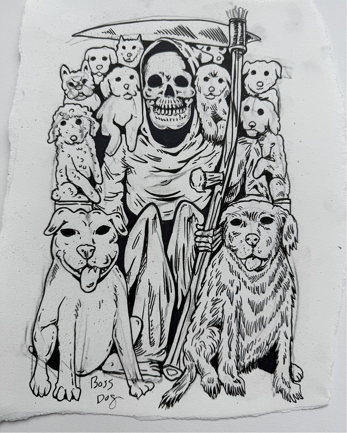 Reaper and Dogs Sketch
