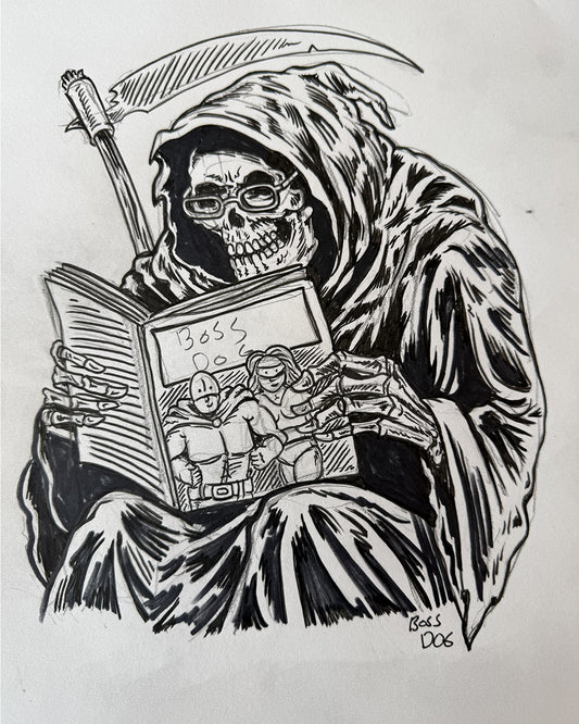 Reaper Reading Sketch