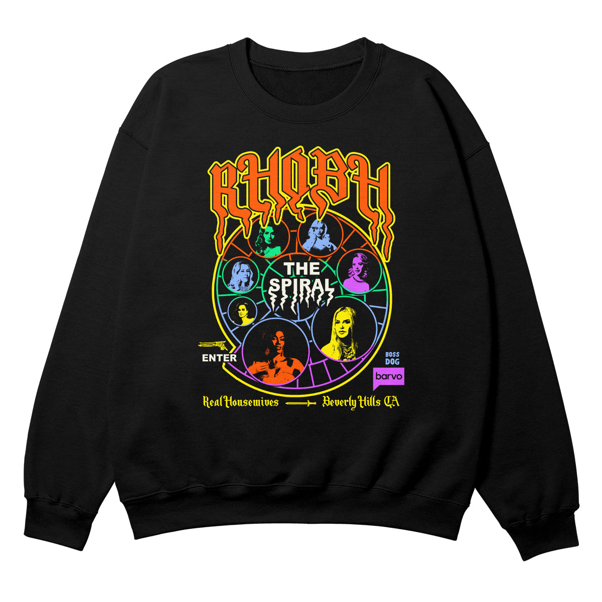 RHOBH Black Crewneck