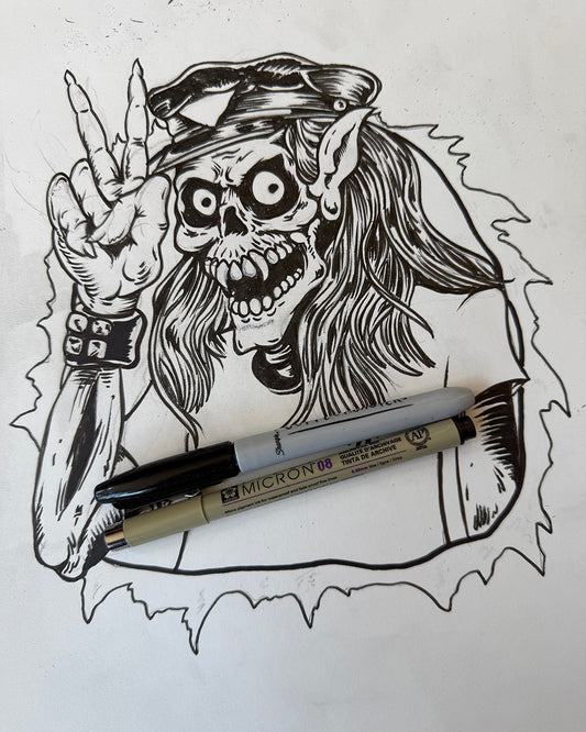 Sketchy Metal Dude Sketch