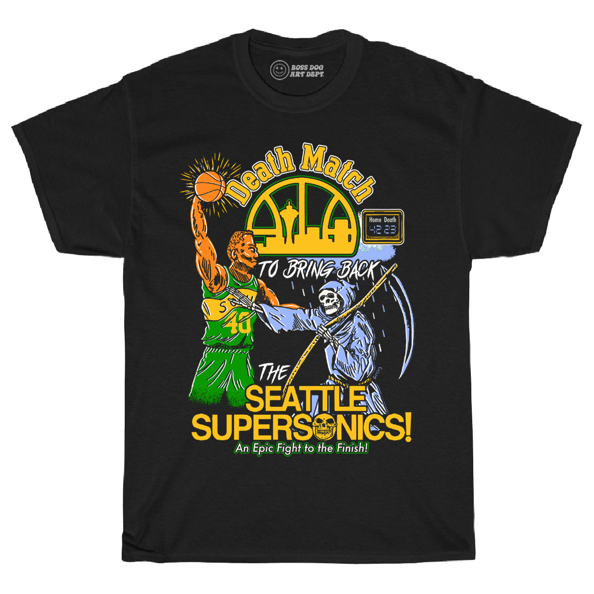 Sonics Death Match Black Tee