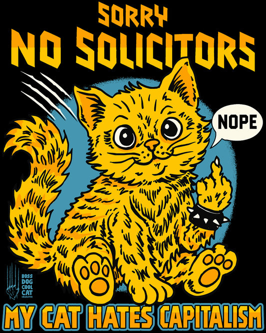 No Solicitors Sticker