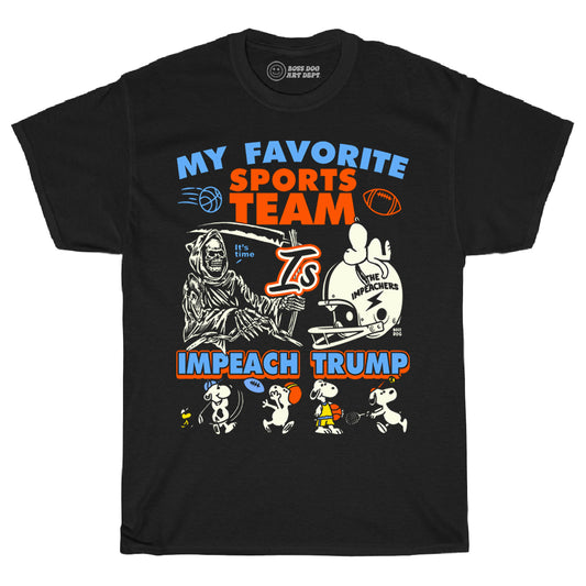 Sports Team Black Tee