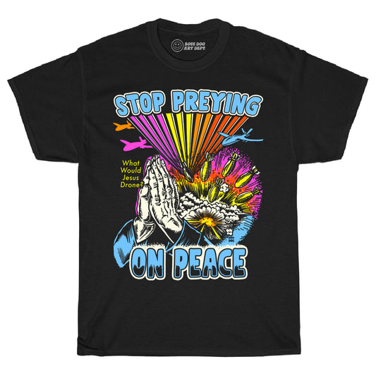 Prey On Peace Black Tee