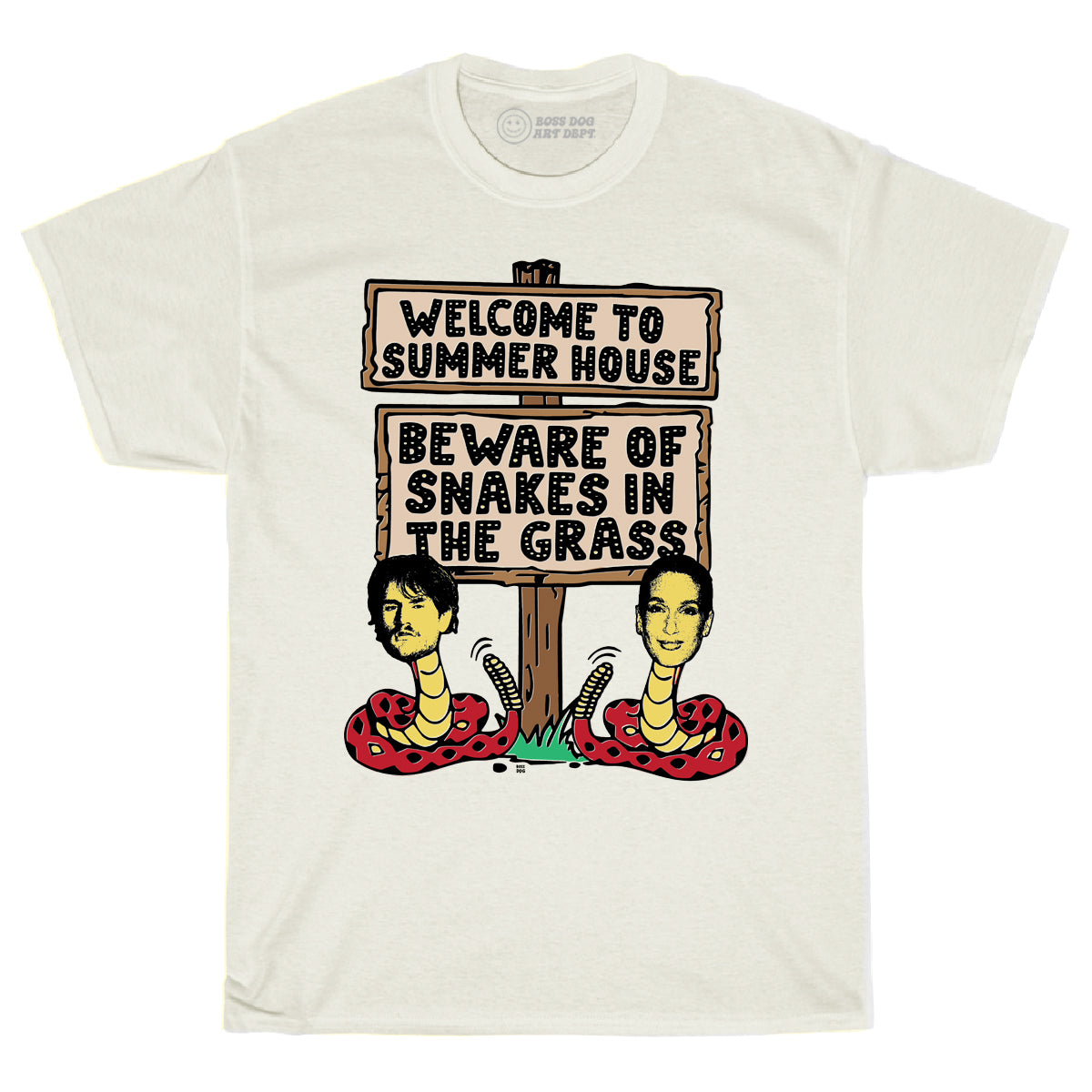 Summer Snakes Ivory Tee