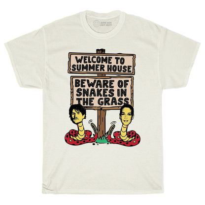 Summer Snakes Ivory Tee