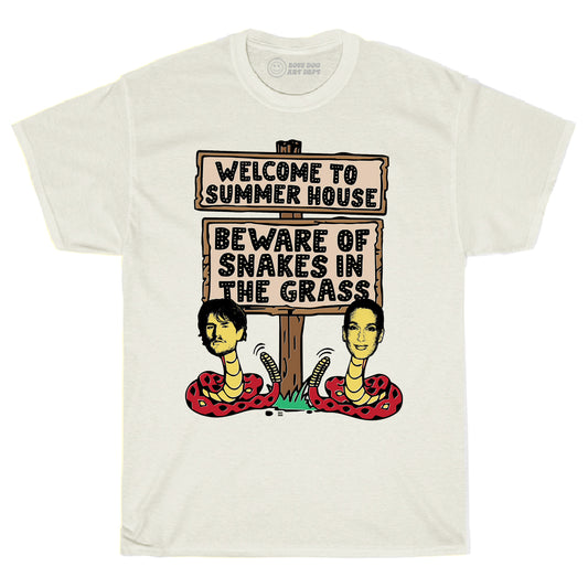 Summer Snakes Ivory Tee