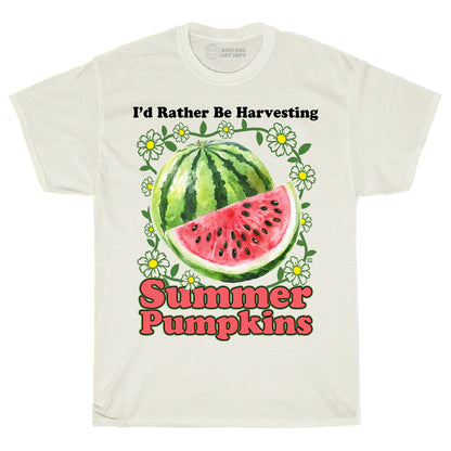 Summer Pumpkins Ivory Tee