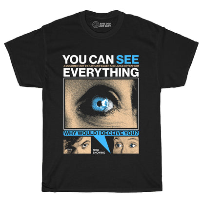 See Everything Black Tee