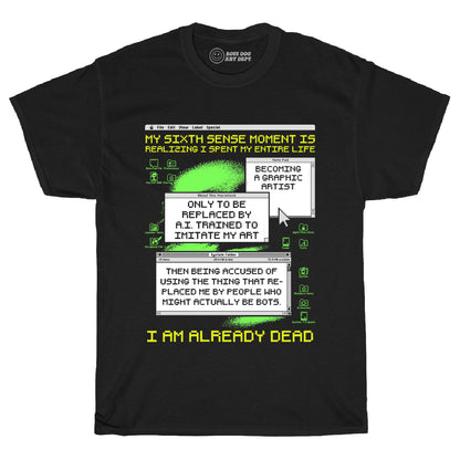 Sixth Sense Black Tee