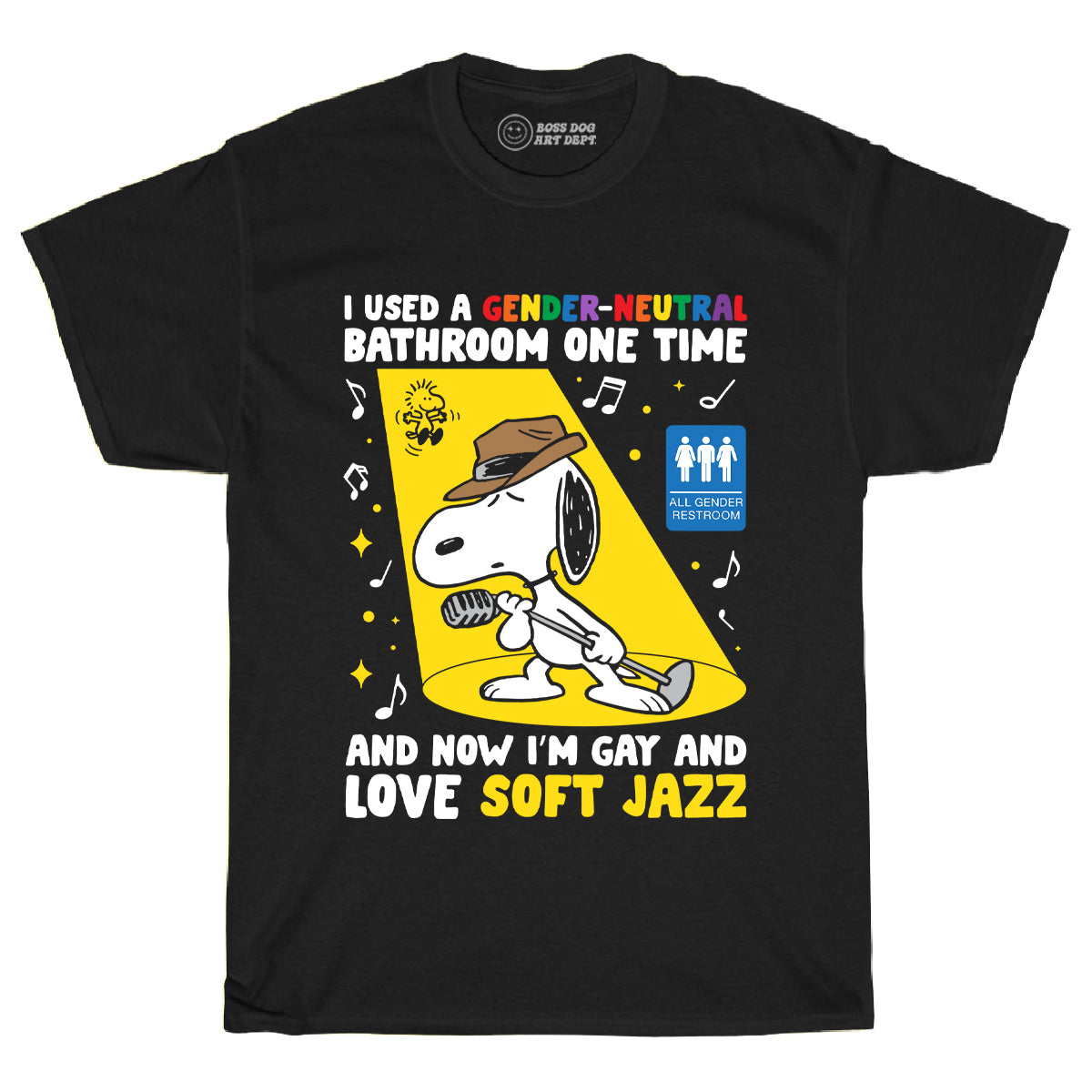 Soft Jazz Black Tee