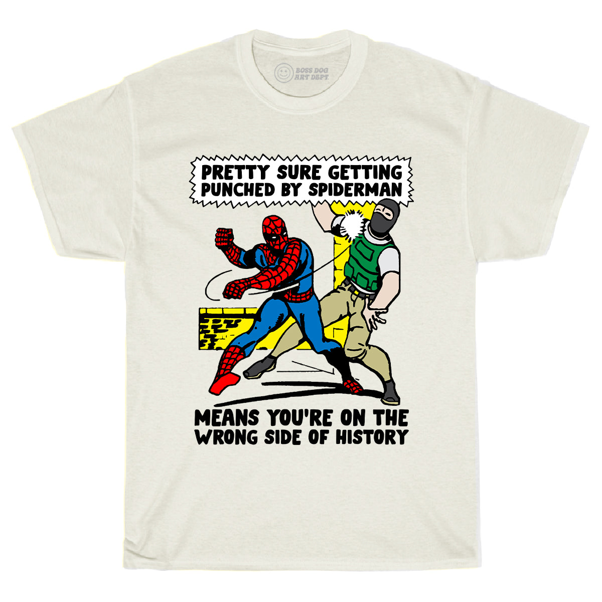 Spider Punch Ivory Tee