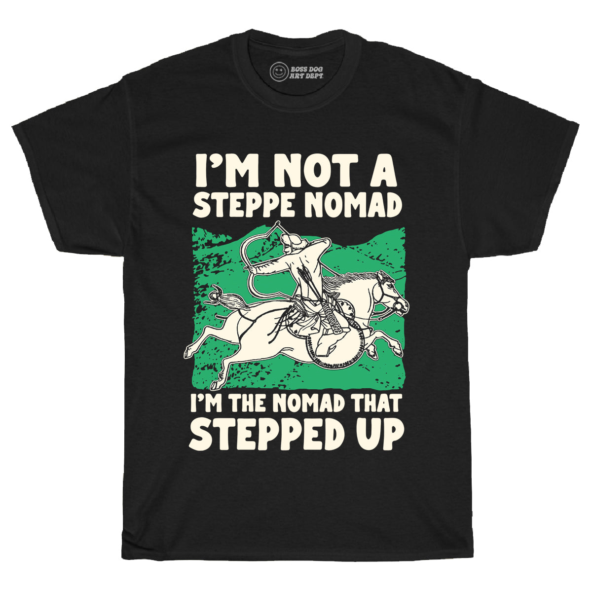 Steppe Nomad Black Tee
