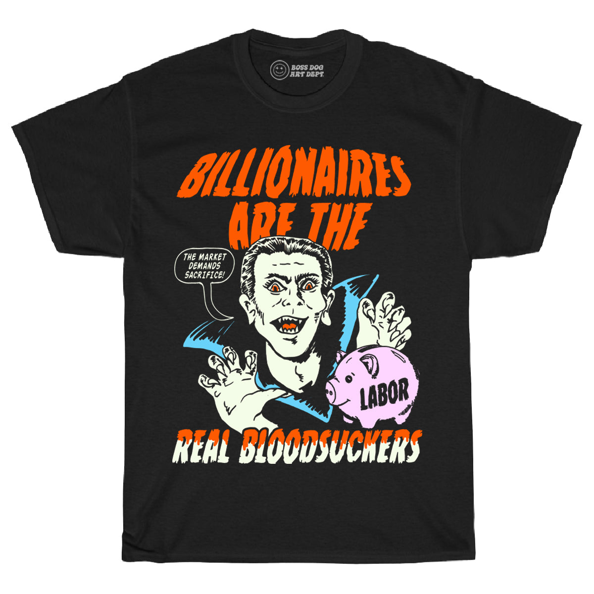 The Real Bloodsuckers Black Tee