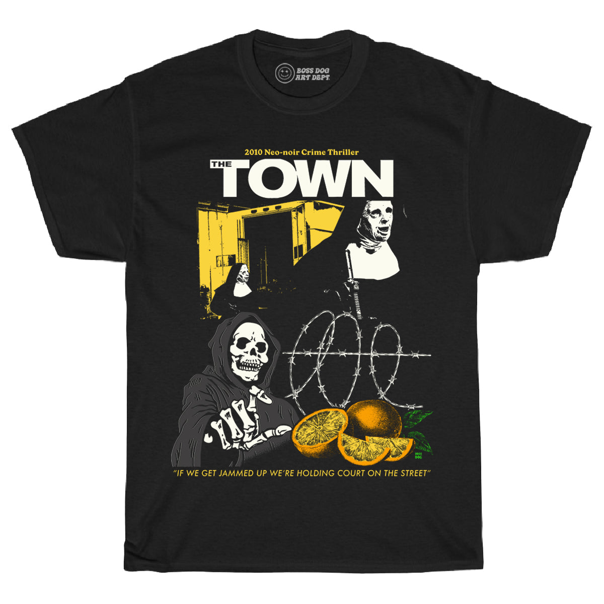 The Town Black Tee