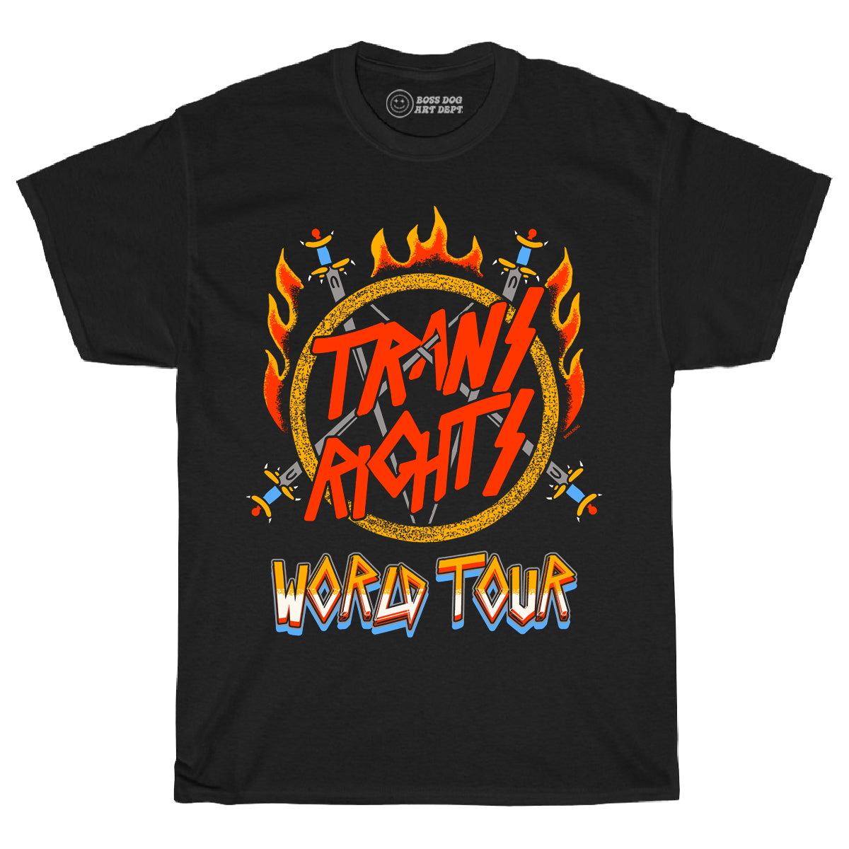 Trans Rights Black Tee