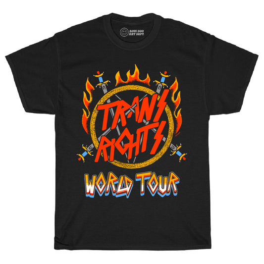 Trans Rights Black Tee