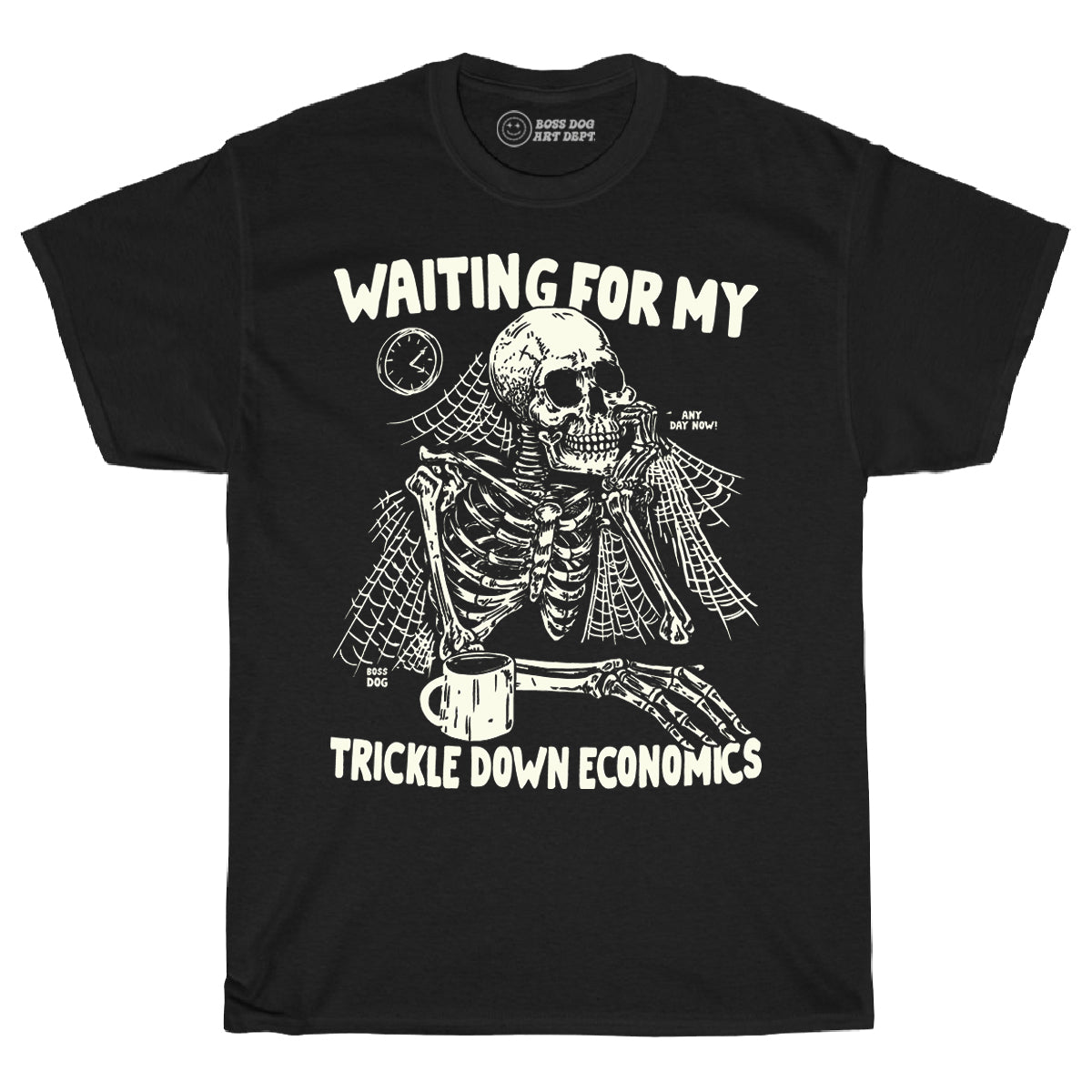 Trickle Down Economics Black Tee