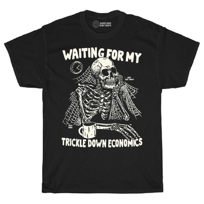 Trickle Down Economics Black Tee