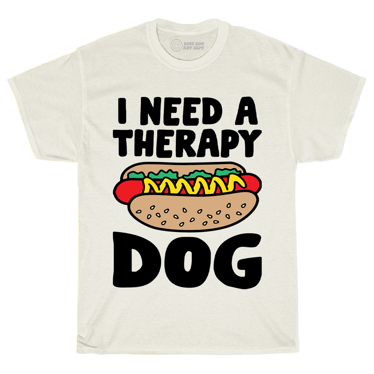 Therapy Dog Ivory Tee
