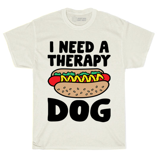 Therapy Dog Ivory Tee