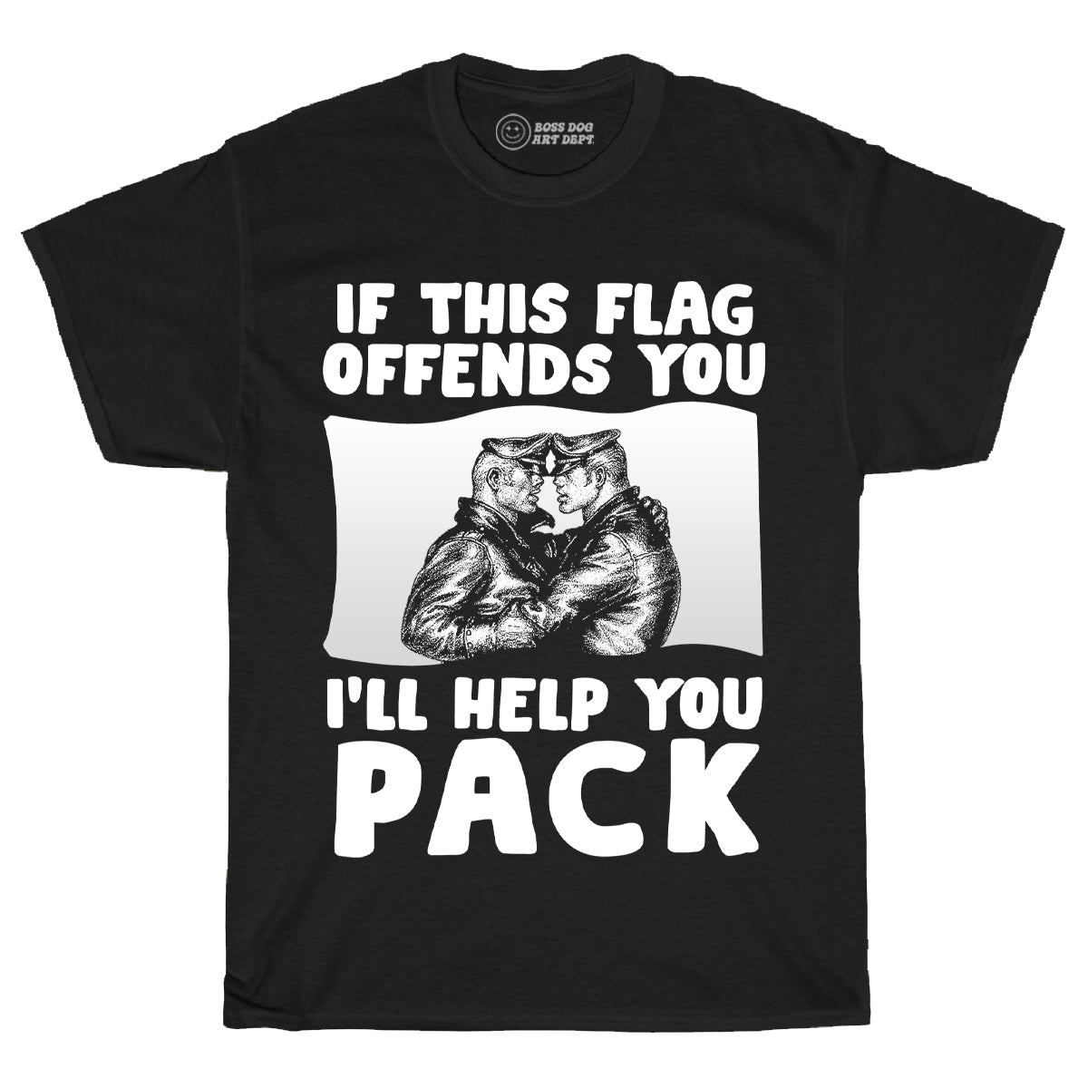 Tom Flag Black Tee