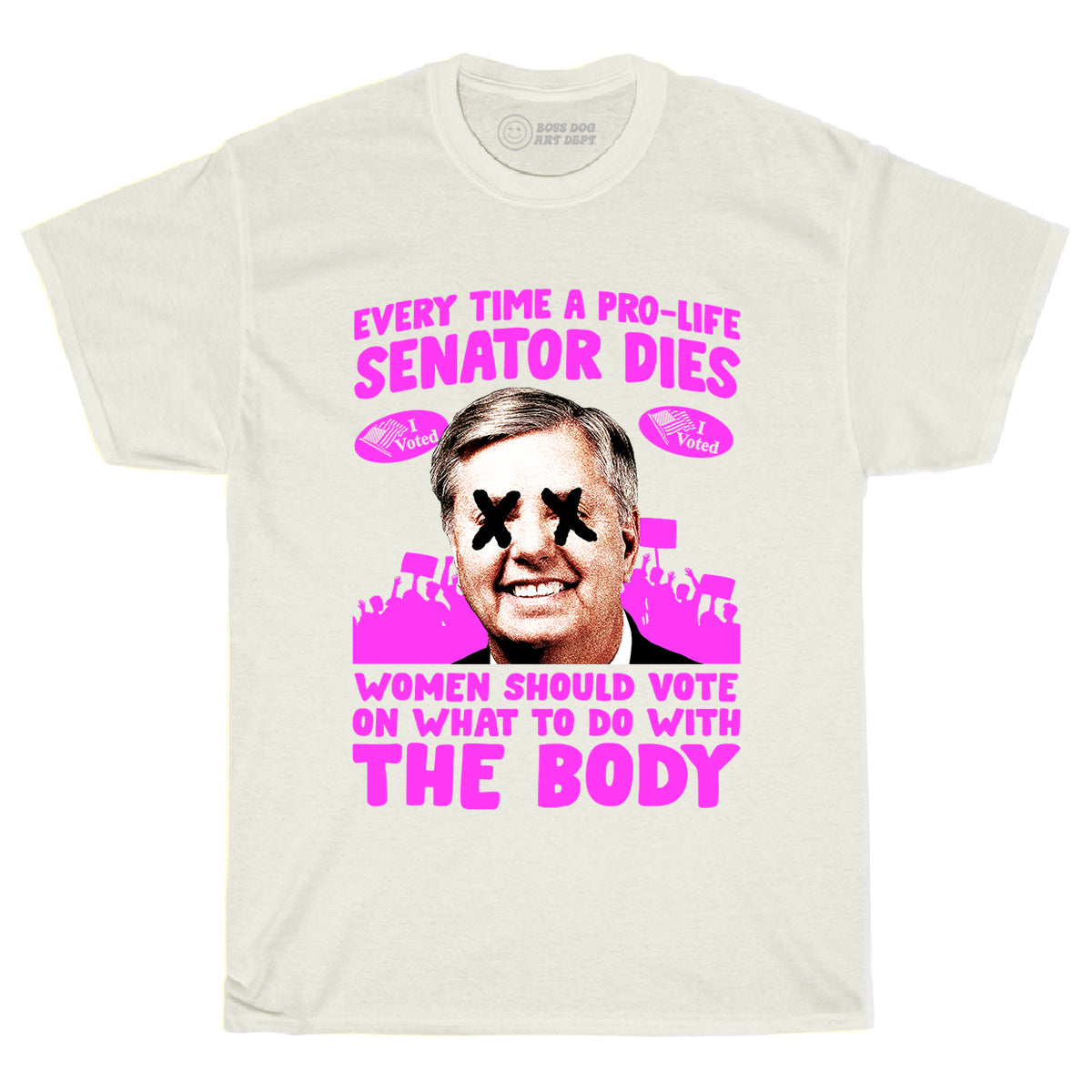Vote Body Ivory Tee